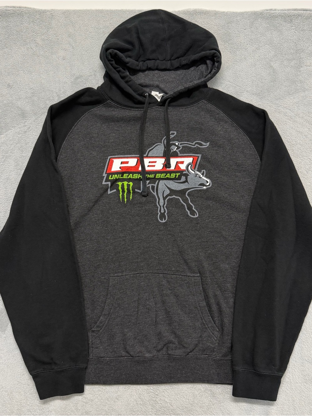 Monster Energy x PBR Unleash the Beast Tour Hoodie Sweatshirt Mens XL